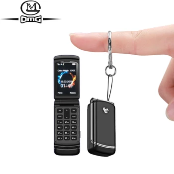 Malé Mini flip mobilní telefony ruské tlačítko telefon Bluetooth dialer véčko odemčené levné mobilní telefon bez fotoaparátu