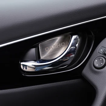 Pro Nissan QASHQAI 2016 2017 2018 Vnitřní dveře vytáhněte kryt vnitřní mísa, kruh, auto-styling Interiéru Lišty Příslušenství součástí