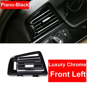 LHD s Levostranným řízením Piano-Černé Přední Levý Vítr Klimatizace Gril Zásuvky Panel Chrome Deska Pro BMW 5 Řady F10 F18