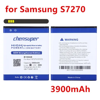 NOVÉ 3900mAh B100AE Baterie pro Samsung Galaxy Ace 3 S7270 S7272 S7898 S7562C S7568i i699i s7262