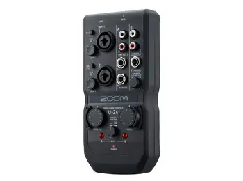 ZOOM U-24 Šikovný Audio Rozhraní pro PC/Mac/iPad kompatibilní 2 in/4 out USB audio I/F