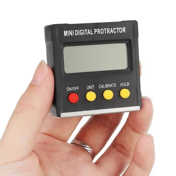360 Stupňů Mini Digitální Úhloměr Inclinometer Elektronické Úhlu Úroveň Magnetické Pole
