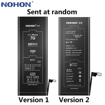 NOHON Baterie Pro iPhone 7 8 6S 6 5S 5C 5 Původní Bateria Pro iPhone7 iPhone8 iPhone6, iPhone5 iPhone6S Lithium Polymer Batarya