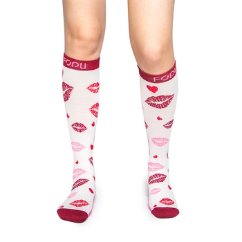Moda Mulaya Unisex Kompresní Punčochy Jednoduché Lékařské Péče Tele Ponožky Ochranu Běží Maraton Sportovní Punčochy