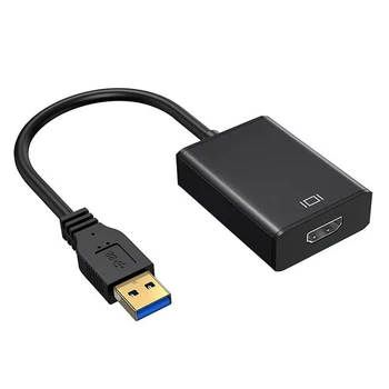 HD 1080P USB 3.0 na HDMI Adaptér, Externí, Grafická Karta, Audio Video Converter Kabel Podpora Windows XP, Vista, Win7/8 Pozlacené
