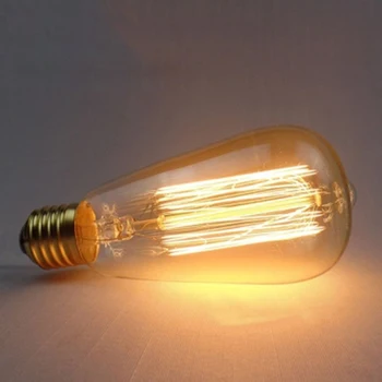 Retro LED E27 E14 Edison Žárovka Lampa 220V Wolframu Žárovky Starožitný DIY Teplá Bílá