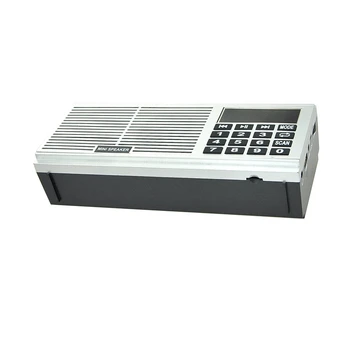 L-518 Digitální Hudební Přehrávač MP3 Mini Reproduktor Přenosný Mini Auto Scan FM, AM MW Rádio(Stříbrná)