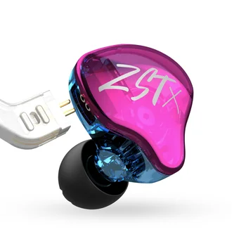 NOVÝ KZ ZSTX ZST X 1BA + 1DD Hybrid V Ear Sluchátka Hudba hi-fi Sluchátka Sportovní Hry Headset S 0,75 mm pin kabel KZ ZST ZSN PRO