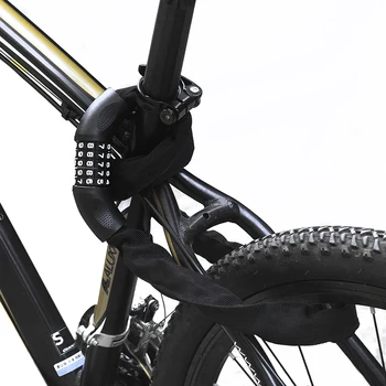 WEST jízda na KOLE Bike Kabelový Zámek 5-ti Místný Kód Kombinace Kol Bezpečnostní Zámek Ocelový Kabel MTB Silniční Kolo Cyklistické Kolo, Zámek
