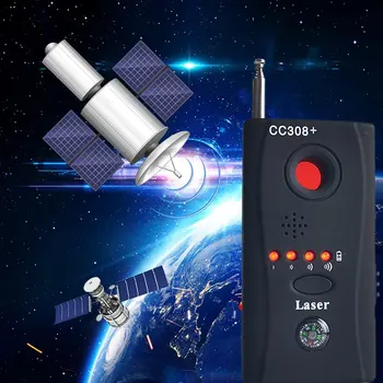Bezdrátový signál detektoru CC308+ Skrytá kamera Anti-odposlouchávání Anti-theft ochrana Soukromí odolnost proti Korozi