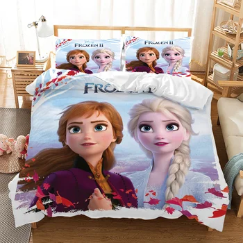 Disney Girls Frozen Elsa Anna Povlečení Double Queen King Size Peřinu samostatnými Děti, Ložní Soupravy dárek
