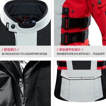DUHAN Zimní Vyhřívaná Bunda Muži Motocykl USB Elektrické Topení Bunda Ochranné vybavení, Vodotěsné Vyhřívaná Kabát Oblečení Udržovat v Teple