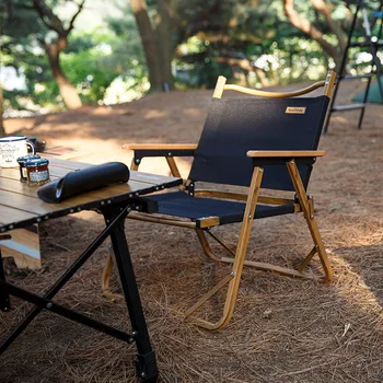 Naturehike Venkovní Camping židle Přenosný Ultralehký skládací Rybářské Relaxovat Piknik Židle, Hliníku, Dřeva, Obilí Nap Cestovní Židle