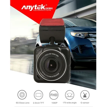 Původní Anytek B10 2.0 palcový Full HD 1080P Novatek 96658 Auto DVR Rekordér 170 Stupeň Objektiv 6G Dash Cam